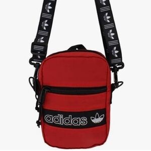 Adidas Unisex Ori Festival Crossbody Lush Red Bag